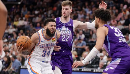 威金斯35+7乔32分 残阵雷霆大胜爵士收获3连胜